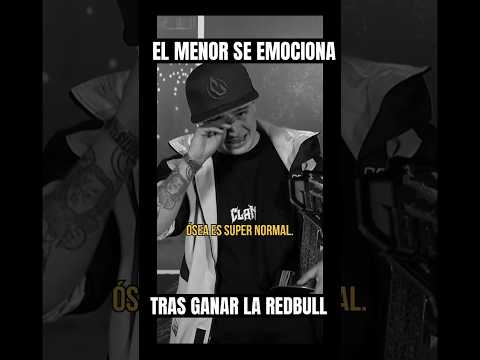 Declaraciones del campeón de Redbull 🥹 #elmenor #redbullbatalladelosgallos #redbullbatalla
