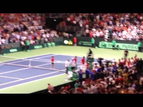 Roger Federer - match point against Simone Bolelli