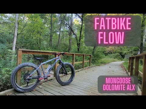 Mongoose Dolomite ALX Trail Ride - Fun Flow on the Fatbike