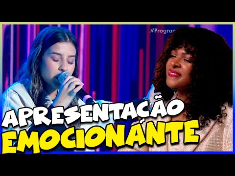 Lis Avancini wows and moves audiences with a Nivea Soares song on Raul Gil's Shadow Brasil Gospel...