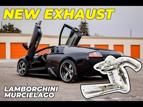 Lamborghini Murcielago - Fabspeed Exhaust - BEFORE & AFTER
