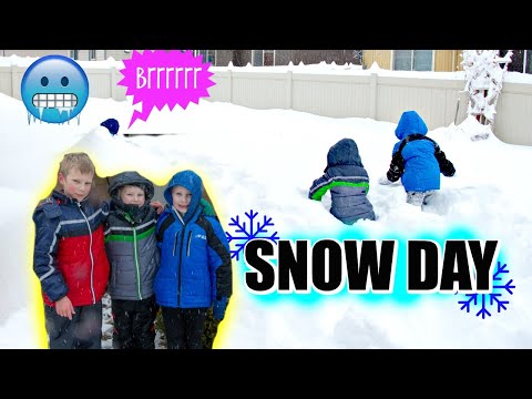 SLEDDING AND PLAYING IN THE SNOW | THREE BROTHERS | TWIN BOYS