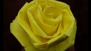How to make a rose with tissue paper (quick and easy)