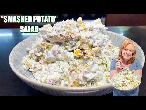 CRISPY SMASHED POTATO SALAD A SUMMER DELIGHT