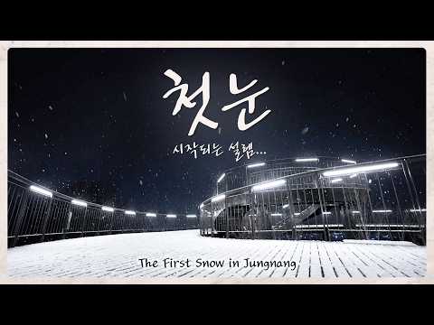 첫눈 내리는 밤⛄, 망우역사문화공원