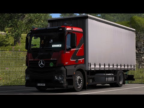 Euro Truck Simulator 2 - Mod Review - Mercedes Benz Antos