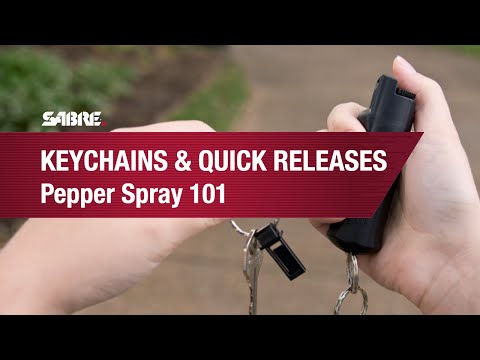 Pepper Spray 101 Keychain and Quick Release Key Ring Pepper Sprays
