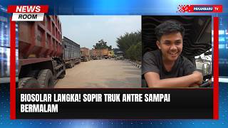 Biosolar Langka, Sopir Truk Rela Antre hingga Bermalam di SPBU