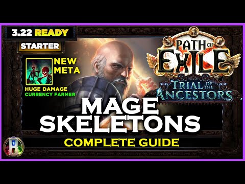 [PoE 3.22] MAGE SKELETONS GUARDIAN - COMPLETE GUIDE - PATH OF EXILE - TRIAL OF THE ANCESTORS
