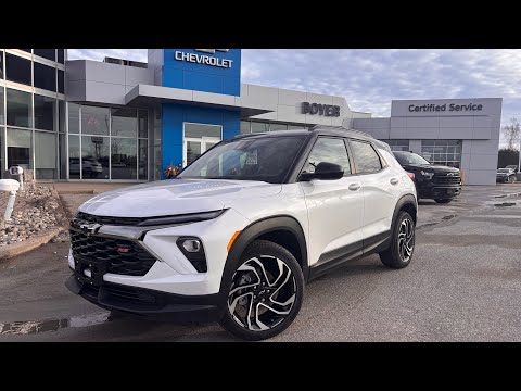 2026 Chevrolet TrailBlazer AWD 4dr RS in White for sale at Boyer Chevrolet Lindsay Ltd. in Lindsay, ON