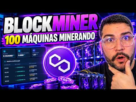 TENHO 100 MÁQUINAS MINERANDO POLYGON | BLOCKMINER