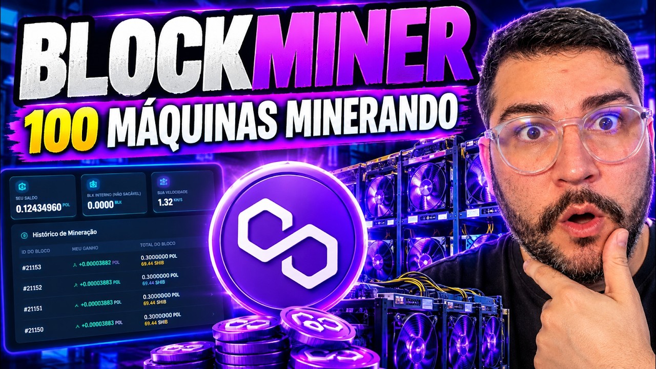 TENHO 100 MÁQUINAS MINERANDO POLYGON | BLOCKMINER
