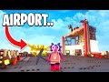 I Built an Airport in my LEGO Fortnite World! (so useful)