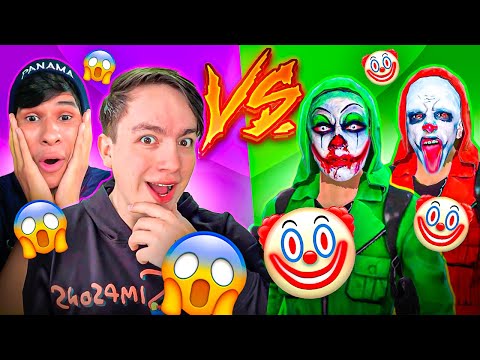 2 PAYASOS DEL MIEDO VERSUS SUCO Y SU GALLITO👿😨