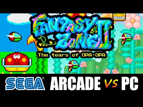 Fantasy Zone II: The Tears of Opa-Opa - SEGA ARCADE vs PC
