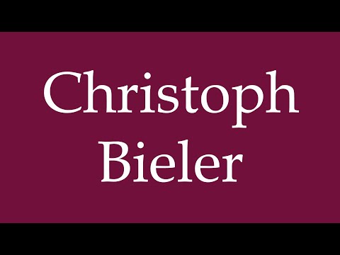 How to Pronounce ''Christoph Bieler'' Correctly in German
