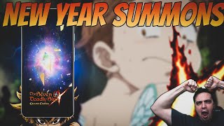 MY NEW YEARS SUMMONS ARE INSANE!! CAN WE PULL KING!?! SEVEN DEADLY SINS GRAND CROSS