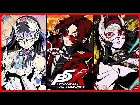 All NEW Characters All Out Attacks - Persona 5: The Phantom X