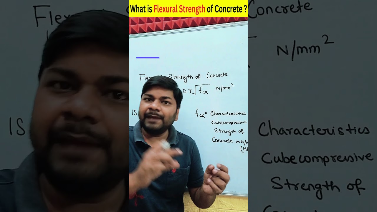 What is flexural strength of concrete |  #learningciviltechnology #civilengineering