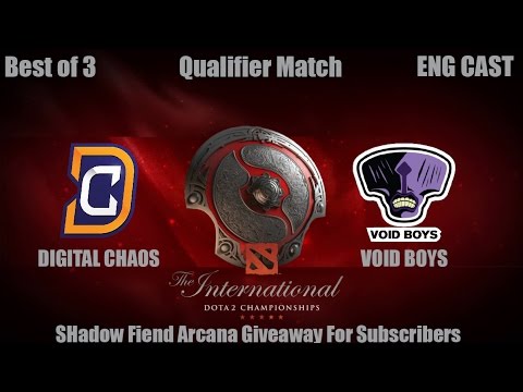 DIGITAL CHAOS VS VOID BOYS  THE INTERNATIONAL 2016 QUALS  BO3  ENG CAST game2