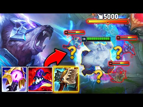 VOLIBEAR, BUT I'M A RAID BOSS WHO CAN 1V5 YOU UNDER TURRET! (THIS IS SO BROKEN)