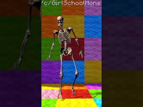 Monster School: Skeleton Dance Curse vs Bad Herobrine - Minecraft Animation #Shorts