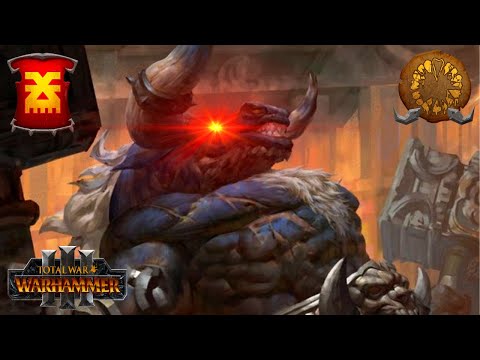 My FAVOURITE Khorne Unit! Khorne Vs Ogre Kingdoms. Total War Warhammer 3, Multiplayer Land Battle