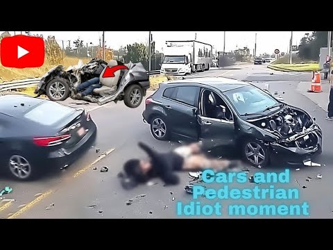 65 Most Terrible Car and Pedestrian Accidents Caught on Camera #carcrash #accident #road