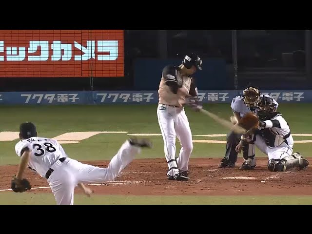 【3回表】バッティングの基本 ファイターズ・西川のセンター返しで先制!! 2015/8/18 M-F