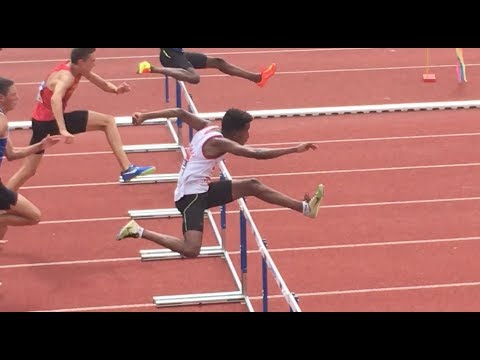 100m Haies MIM (série 5) - Finale Nationale des Pointes d'Or Colette Besson 2017 à Angoulême