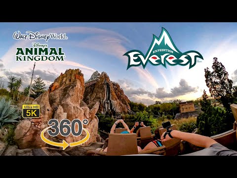 VR 360 5K Expedition Everest On Ride POV Disney's Animal Kingdom Walt Disney World 2021 02 28