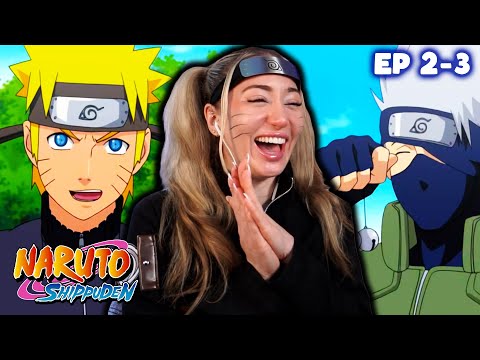 NARUTO & SAKURA vs KAKASHI !!! - NARUTO SHIPPUDEN Episode 2 & 3 REACTION