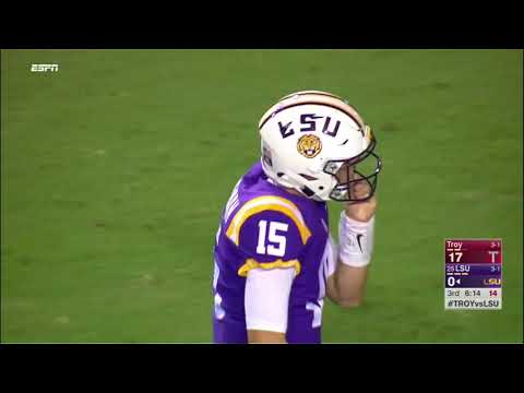 LSU vs Troy NCAA Football Highlights 2017