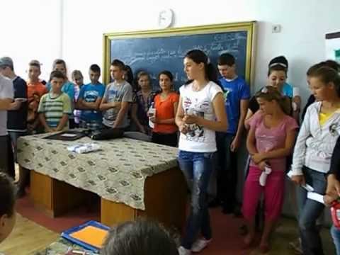 TARA LUI ANDREI -Scoala MOTOSENI- vizita pentru promovarea proiectului la Scoala Glavanesti