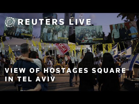 LIVE: View of Hostages Square in Tel Aviv | REUTERS