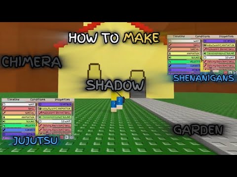 HOW TO MAKE CHIMERA SHADOW GARDEN ( Megumi Domain) WITH SKILL BUILDER IN JUJUTSU SHENANIGANS