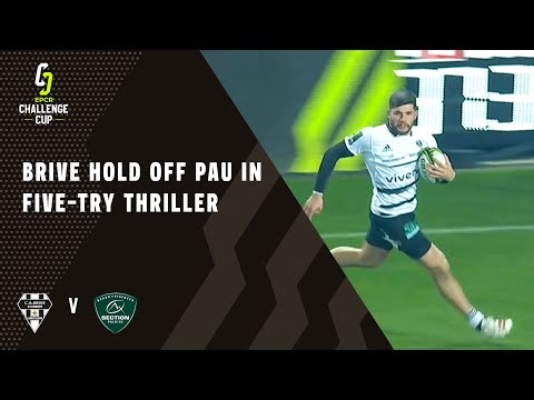 Highlights - CA Brive v Section Paloise Round 3 | Challenge Cup 2021/22