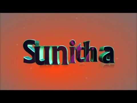 Sunitha name video