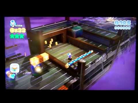 [Super Mario 3D World] World 6-2 Spooky Seasick Wreck Speedrun in 56 seconds