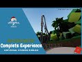 COMPLETE EXPERIENCE JurassiCoaster Universal Studios Roblox NEW RIDE 2021