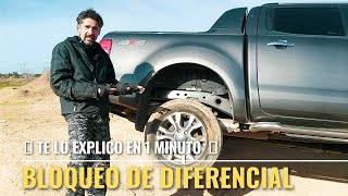 How the differential lock works – essential for off-roading! #4x4 #offroad #fordranger