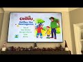 Caillou Caillou The Courageous 2016 DVD Menu Walkthrough
