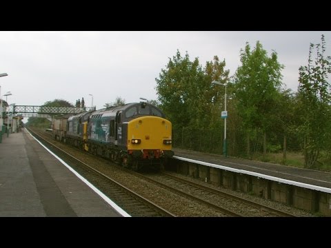 Flint 23.9.2014 - DRS 37609 37608 on Valley flasks - Class 37