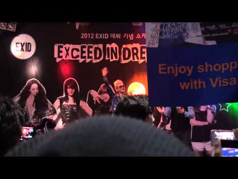 [fancam] 120214 Huh Gak (허각) & LE (of EXID) - Whenever you play that song (그 노래를 틀 때마다)