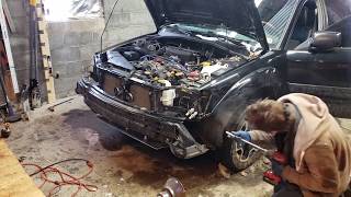 Remove Bumper, Fenders, and Headlights on a Subaru
