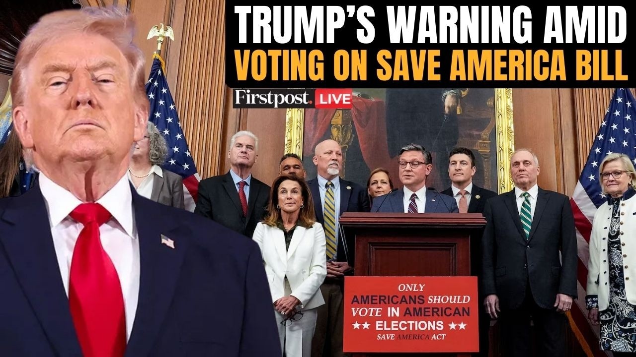 LIVE: Trump Warns Senators Over SAVE Americe Voter ID Bill | Trump vs Democrats | Senate Vote