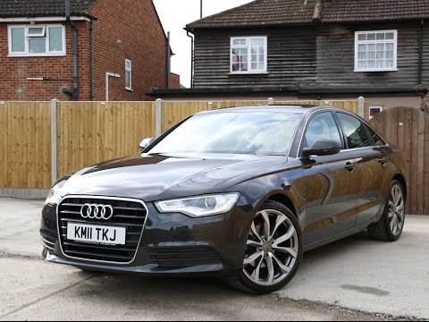 AUDI A6 2.0 TDI SE Turbo Diesel 177 PS 6 Speed Sat Nav Bluetooth Full Leather Heated Seats KM11TKJ