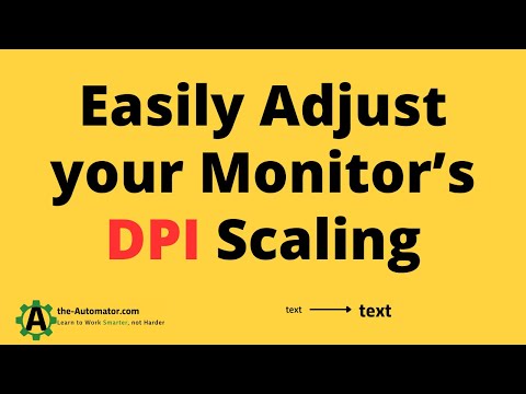 Easily Adjust your Monitor's DPI with this simple program❗