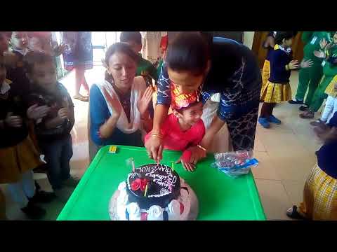 Birthday 🎂 celebration of PRANSHUL at Arklow Public School hamirpur..