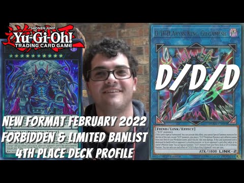 Yugioh New Format February 2022 4th Place Deck Profile - D/D/D - Caleb Shook
